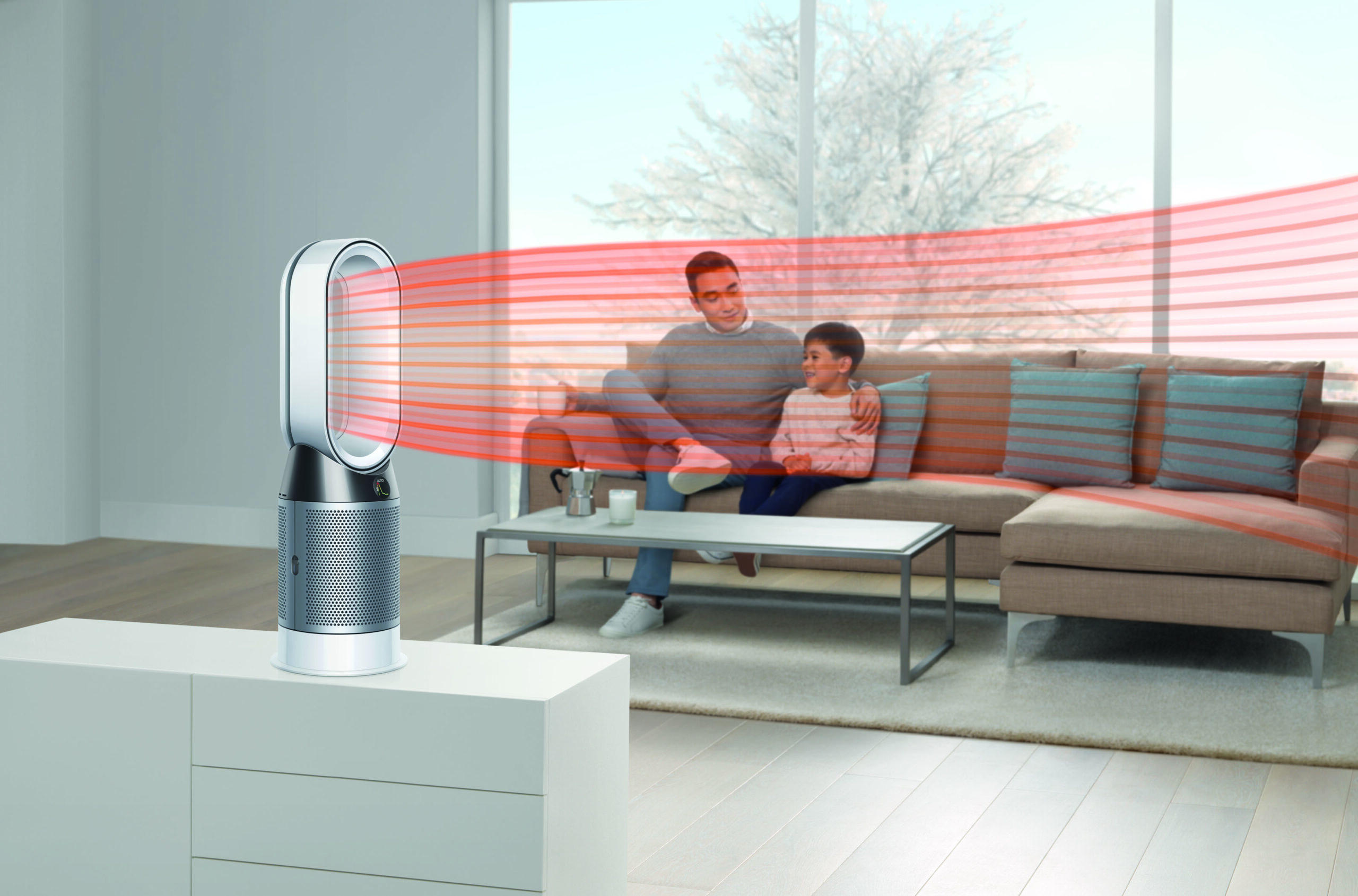 Dyson Pure Hot+Cool™ hava temizleyici ile havanız daha güzel
