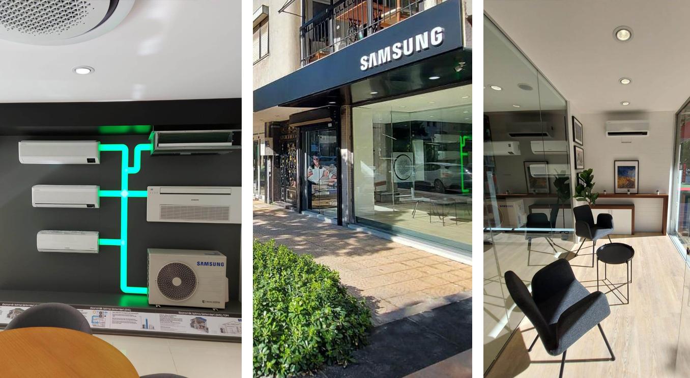 Samsung’un Türkiye’deki ilk klima mağazası yeni konseptiyle İzmir’de açıldı