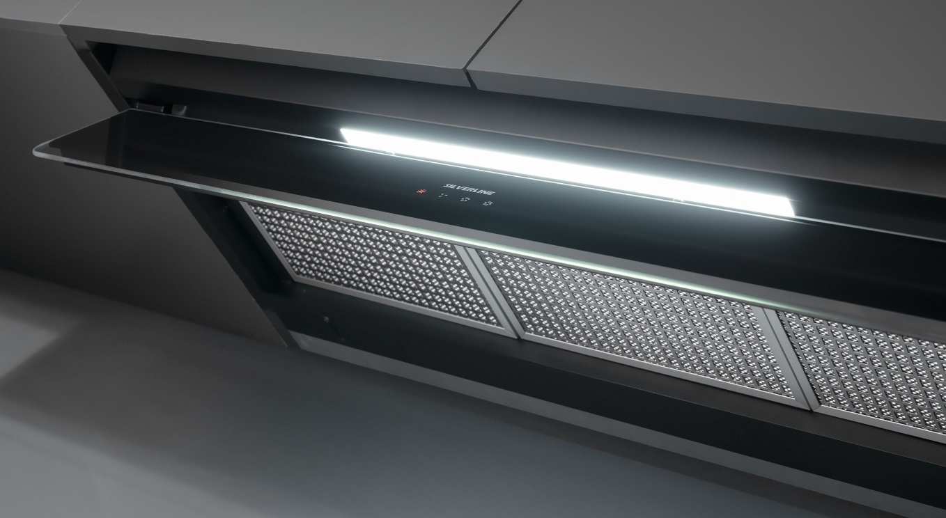 Silverline davlumbaz kendini gizliyor