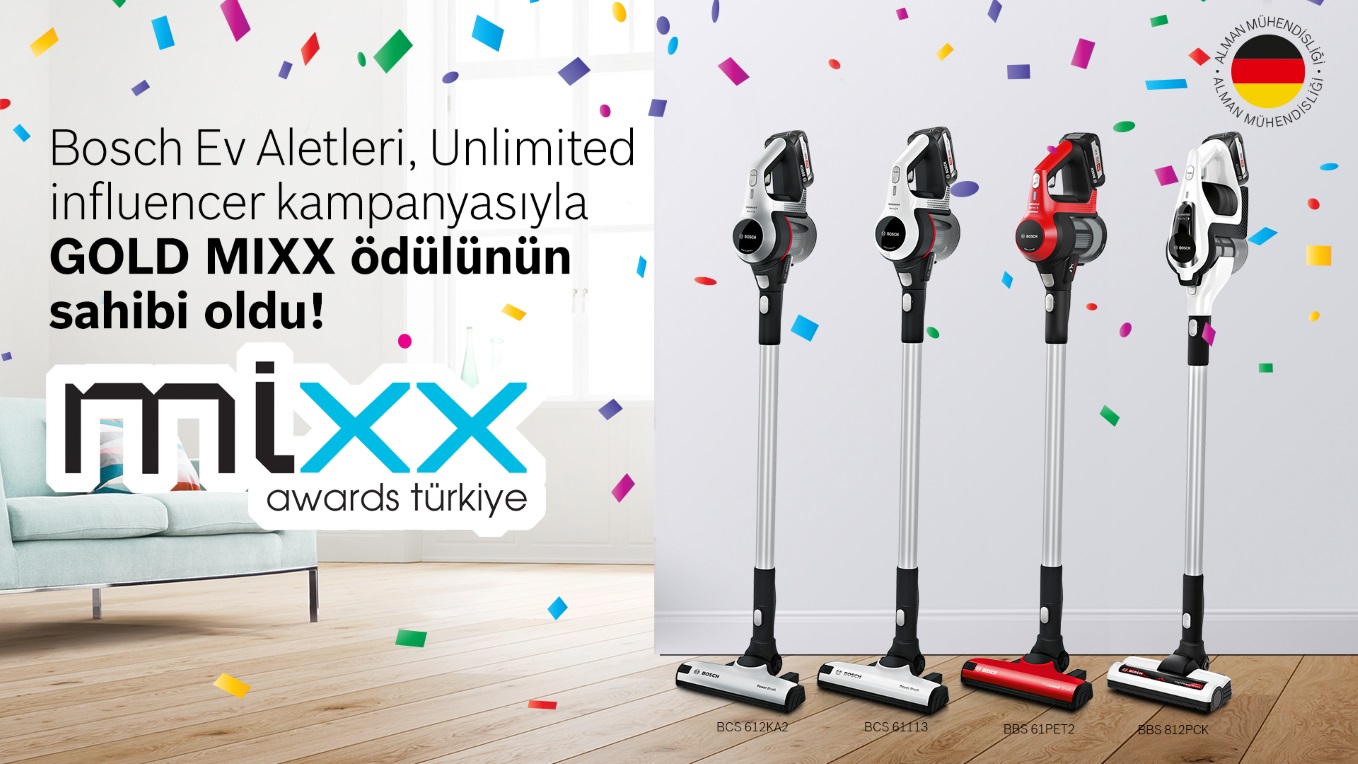 Bosch Ev Aletleri MIXX ödülünün sahibi oldu Dağıtım Kanalı Beyaz