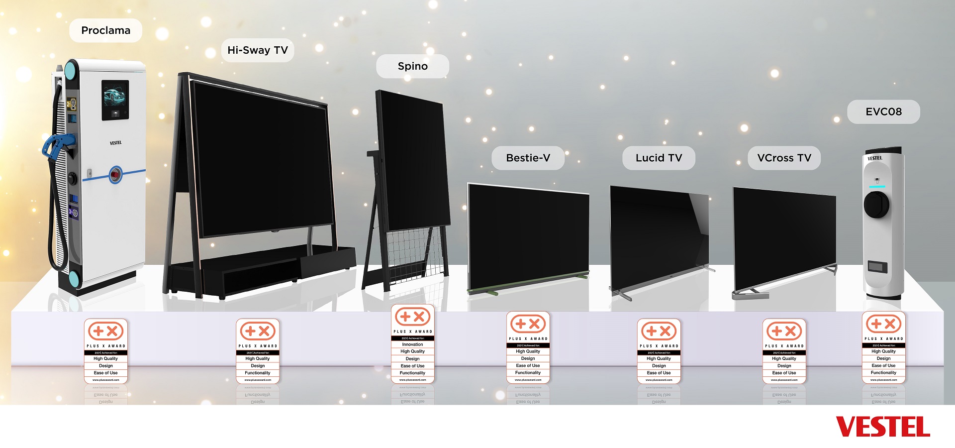 Vestel, Plus X Awards’ta en yenilikçi marka seçildi