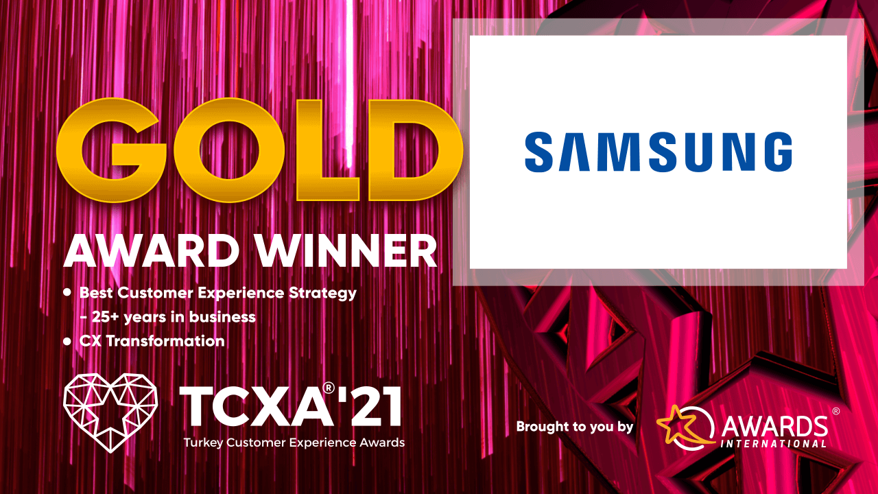 Müşteri deneyimi yarışmasında Samsung Türkiye’ye iki birincilik ödülü