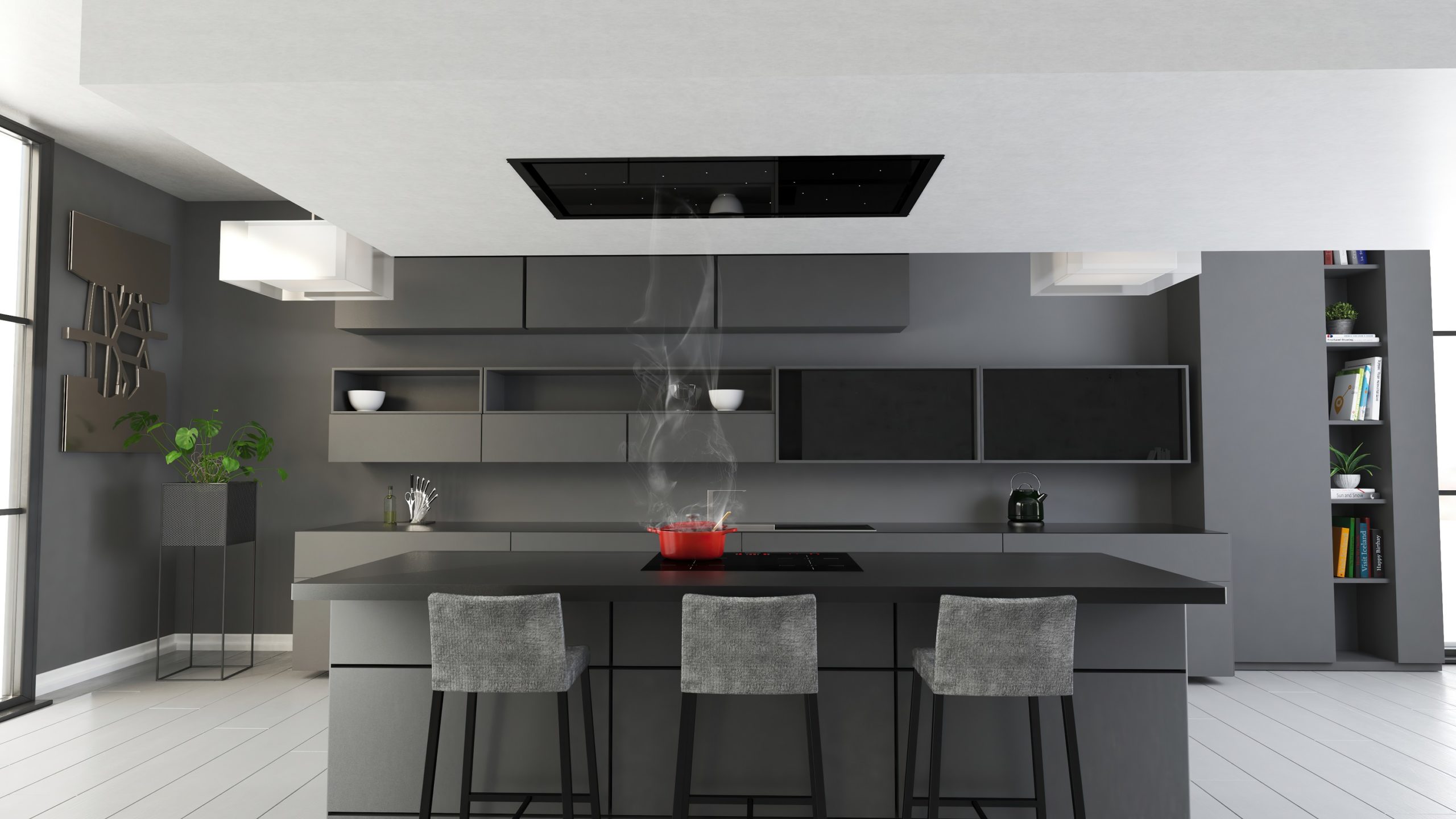 Silverline Night Davlumbaz mutfakları ışıldatıyor