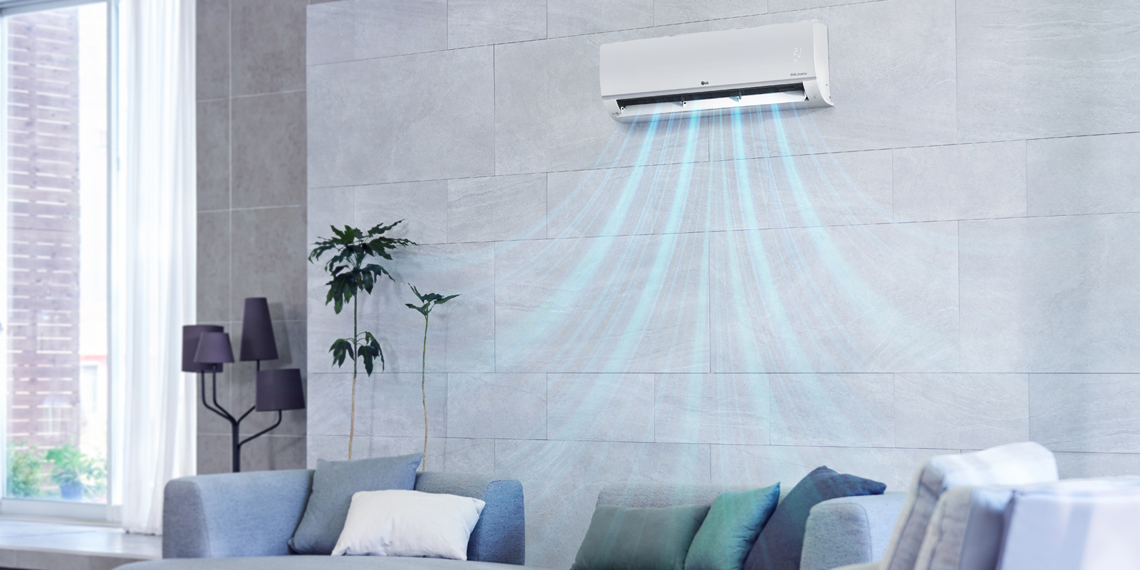 LG DualCool klimalar hızlı soğutuyor ve konfor sağlıyor