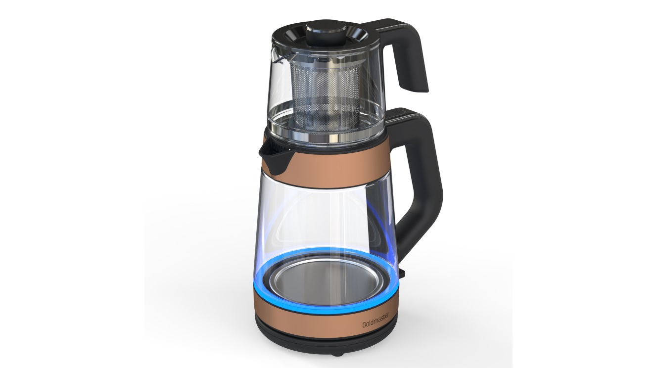Goldmaster Yenidem Cam Çay Makinesi ile çaylar hep demli