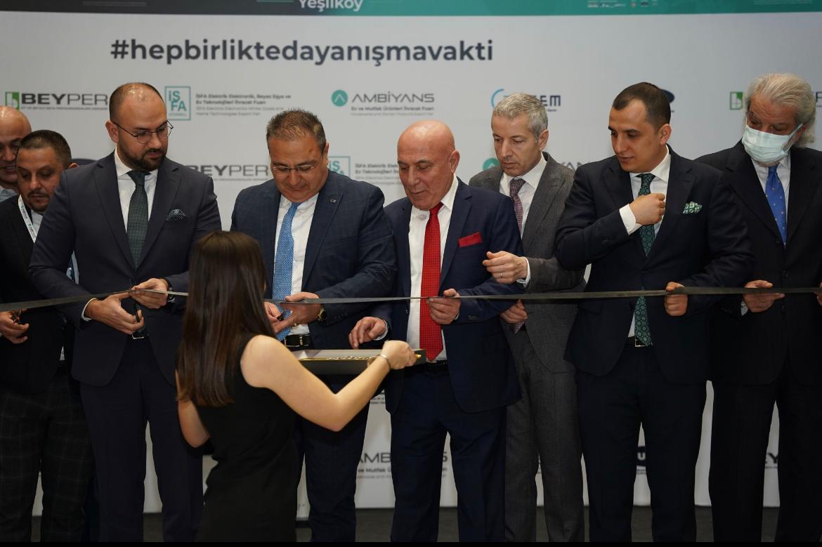 Ambiyans Ev ve Mutfak Ürünleri İhracat Fuarı İstanbul Fuar Merkezi’nde yoğun katılım ile kapılarını açtı