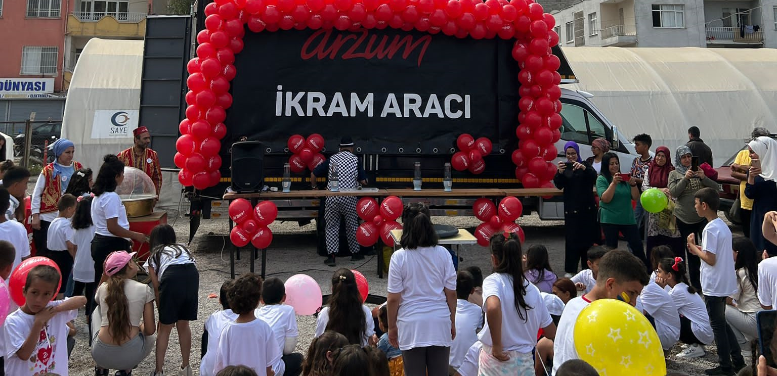 Arzum, 23 Nisan’ı Hataylı çocuklarla kutladı