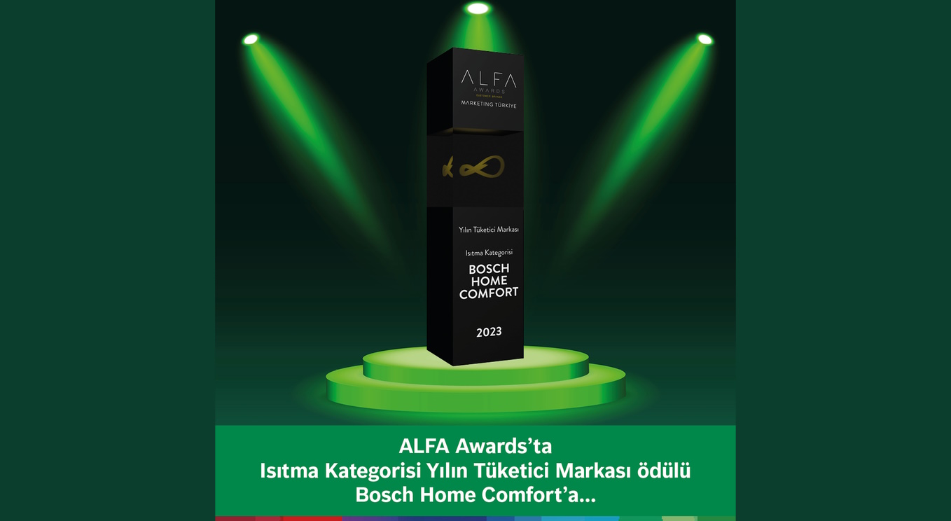 Bosch Home Comfort’a Yılın Tüketici Markası Ödülü
