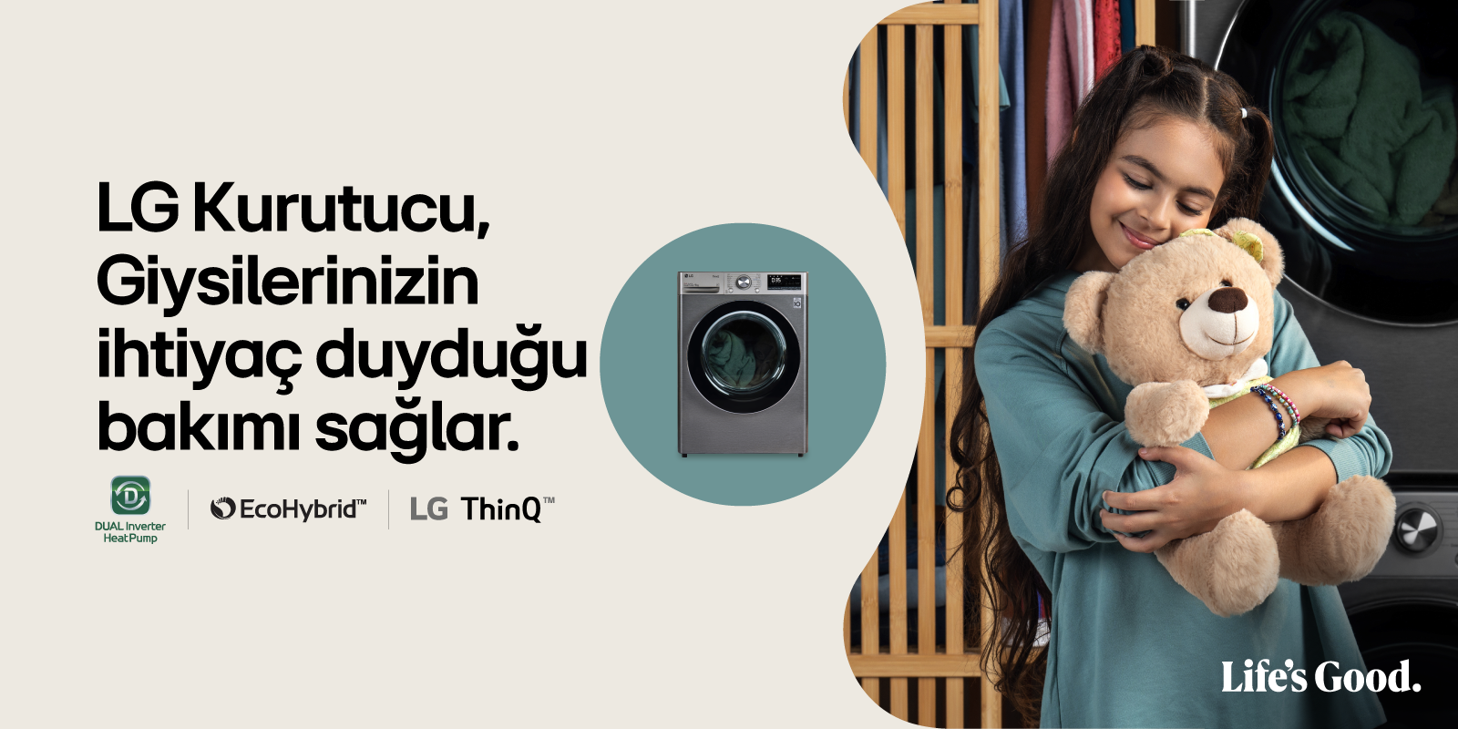 LG Kurutucularla çamaşır asmak iş olmaktan çıkıyor