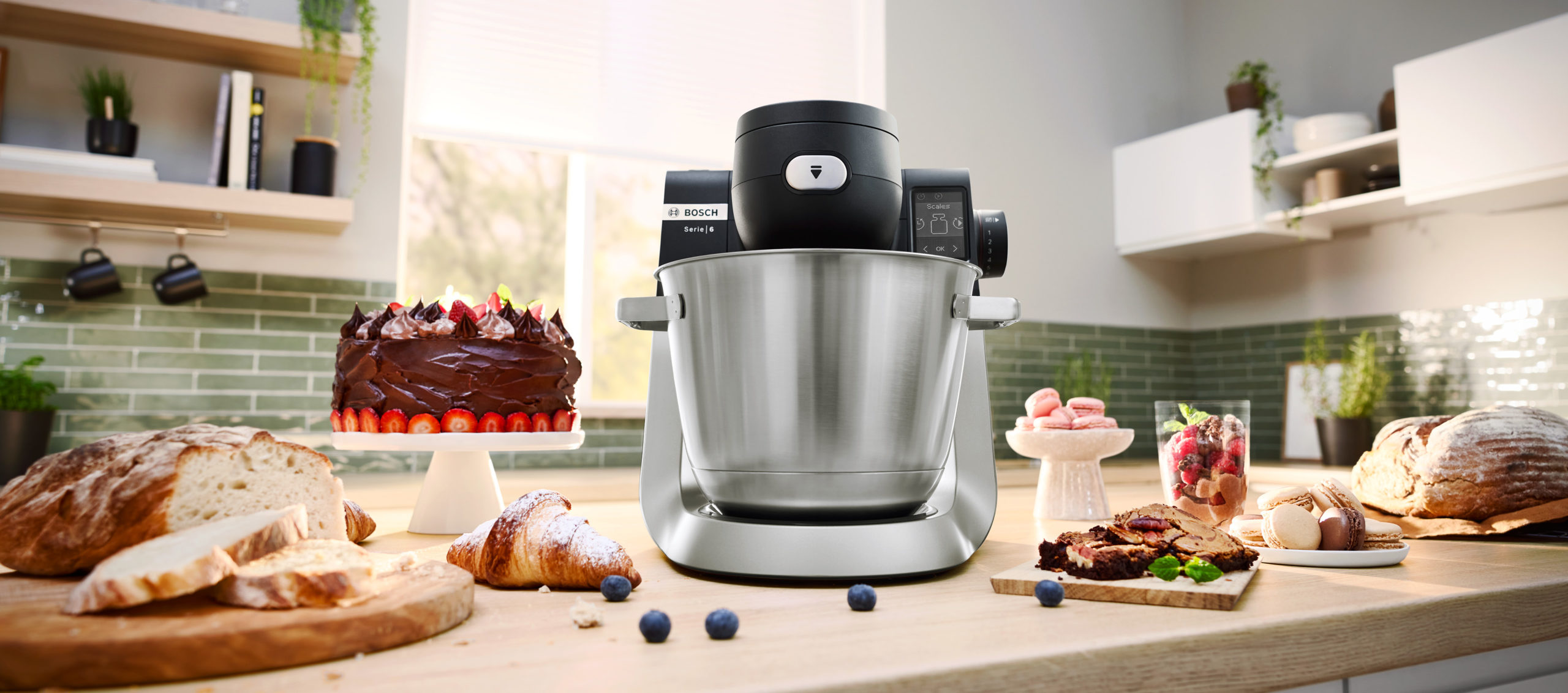 Bosch Serie 6 Mutfak Makinesi: Büyüleyici dokunuş, kusursuz hassasiyet