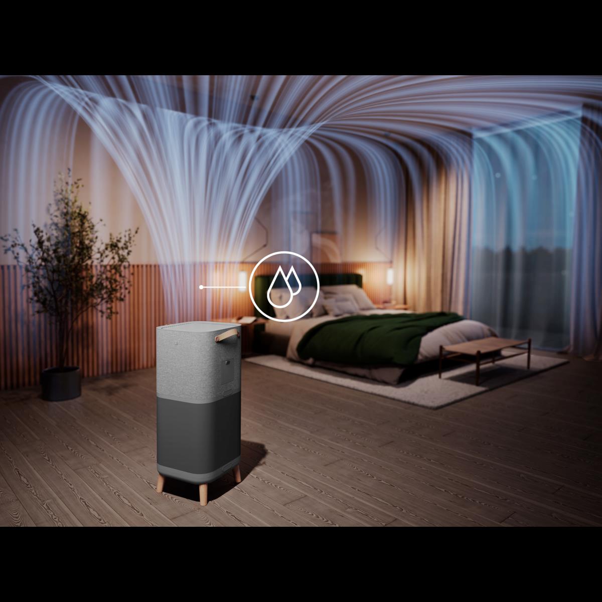 Electrolux 900 Serisi Pure Hava Temizleme ve Nemlendirme Cihazı ile sürdürülebilir tasarım ve mükemmel hava kalitesi bir arada