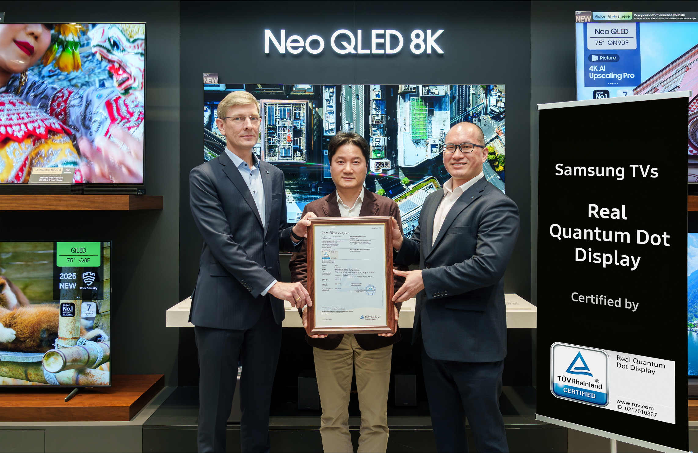 Samsung QLED TV’lere TÜV Rheinland’dan ‘Gerçek Quantum Dot Ekran’ Sertifikası