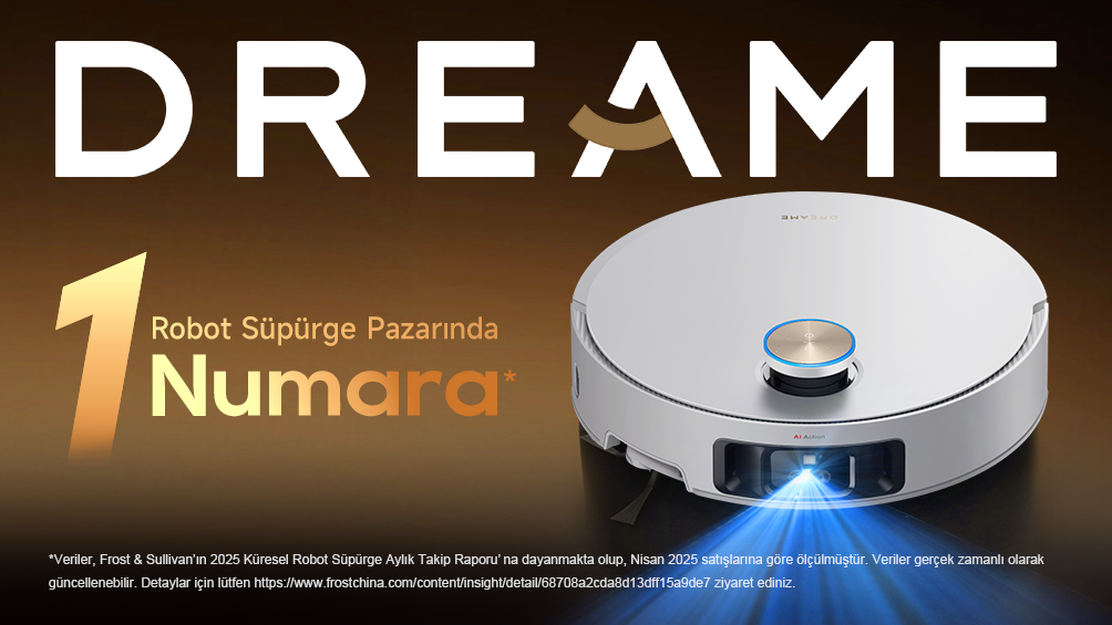 Dreame Technology, 18 ülkede robot süpürge pazarının lideri oldu