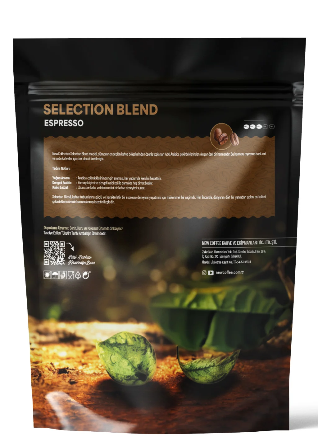 New Coffee SB1000GR Selection Blend 1000gr Espresso Çekirdek Kahve - Görsel 2