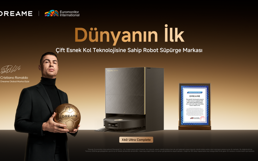 Dreame’nin yenilikçi robotik kol teknolojisi Euromonitor International tarafından tescillendi