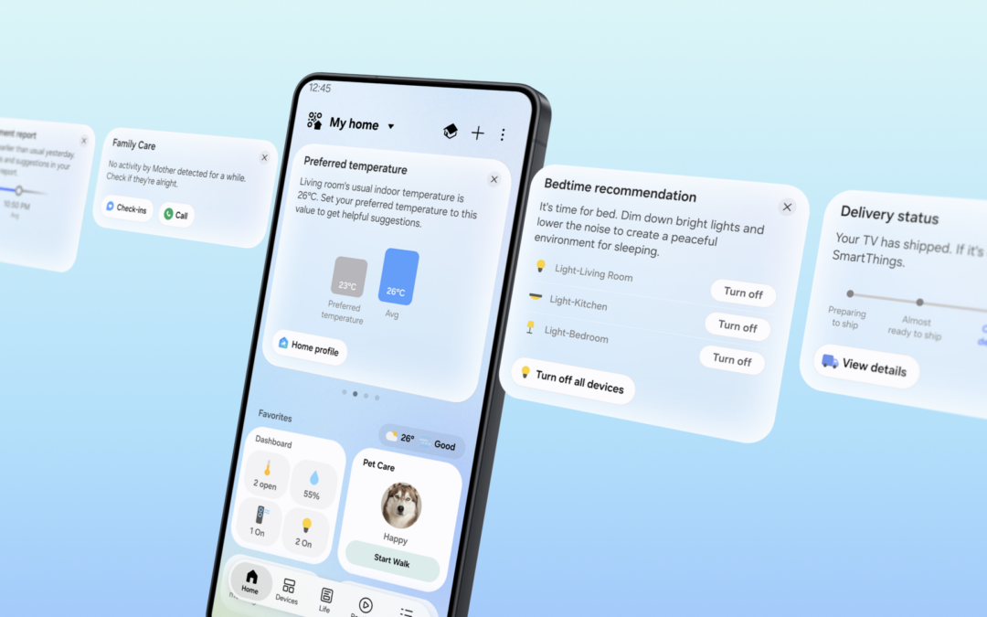Samsung, daha sezgisel kullanıcı deneyimleri sunan yeni platform güncellemesiyle “SmartThings Now”ı tanıttı