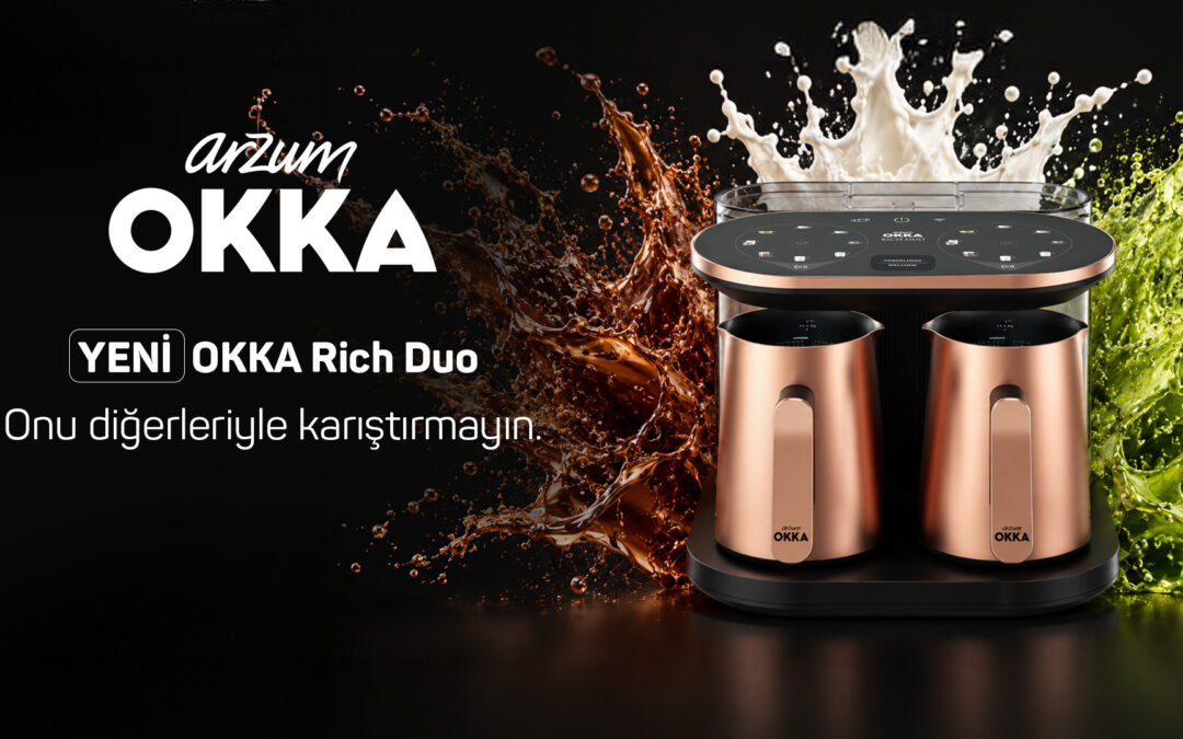 Arzum OKKA Rich Duo ile kahvede ve sıcak içeceklerde patentli “karıştırma” dönemi