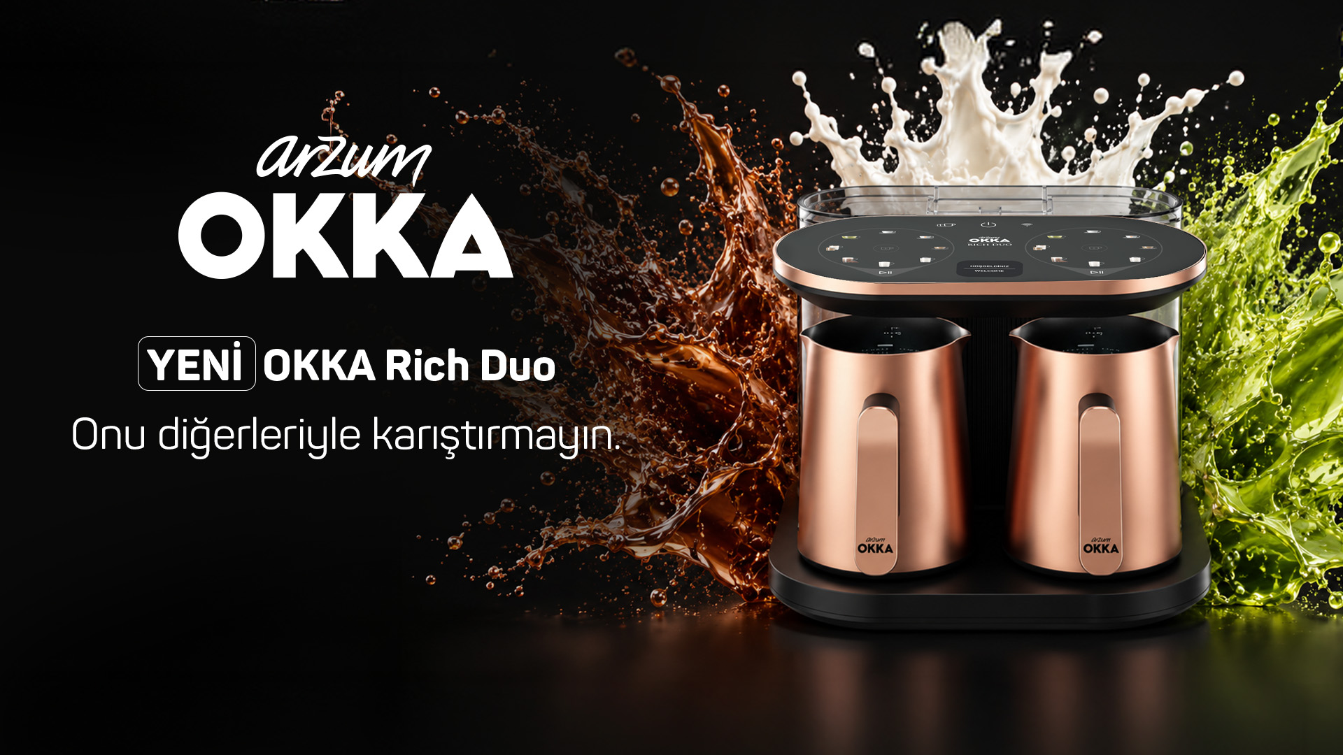 Arzum OKKA Rich Duo ile kahvede ve sıcak içeceklerde patentli “karıştırma” dönemi